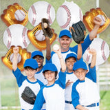 13-Piece Baseball Balloon Set – 20" Glove Foil Balloons & Sports-Themed Party Decorations for Birthdays & Baby Showers