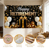 72x43 Inch Retirement Party Decorations Happy Retirement Backdrop