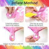 Unicorn 5th Birthday Decorations Purple Pink Balloon Set Rainbow Unicorn Number 5 Set