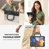Ipad 10Th Generation Case For Kids & Girls, Shockproof Case With Pencil Holder