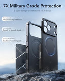 ESR for iPhone 17 Pro Max Phone Case, 23ft Military-Grade Drop Protection, Shock-Absorbing Rugged Cover, MagSafe Accessories Compatible, Cyber