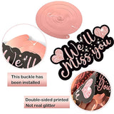 Rose Gold Farewell Party Decor Kit: 'We'll Miss You' Banner & Swirls