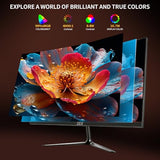 24.5 Inch Fhd (1920X1080) 120Hz Curved Gaming Monitor, 3000R Curvature Va Panel, 1Ms Mprt, Amd Freesync, Ultra-Thin Bezel, Eye Care, For Esports,Pc