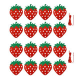 2 Pack Strawberry Garland Felt Fruit Banner For Berry Strawberry First Birthday Party Decorations