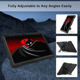 Case For Samsung Galaxy Tab A9+/A9 Plus 11" 2024 Model (Smx210/X216/X218), Complete Protection Heavy Duty Shockproof Rugged Protective Case For Kids Boys Girls, Black