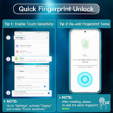 JETech Screen Protector for Samsung Galaxy S24 5G 6.2-Inch, Tempered Glass Film, Fingerprint ID Compatible, HD Clear, 3-Pack