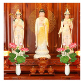 24" Artificial Flower Household Decor Silk Realistic Faux Flower Picks Bouquets Lotus Flower Fake Flowers For Home Wedding Party Decoration Flower Arrangement (Pink)
