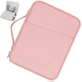 12.9 Inch Tablet Sleeve Bag For Women Fits Ipad Pro 12.9 M2 2022/2021/2020/2018/Pro 12.9 2017, Surface Laptop Go 12.4", Galaxy Tab S8+ 12.4", Waterproof Bag Carrying Case With Pocket (Pink)