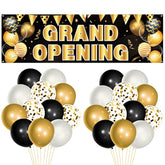 31-Pc Grand Opening Kit Banner, Balloons & Backdrop for New Store Celebration