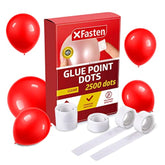 Balloon Glue Point Dots Clear, Removable, 2500 Pcs (25 Rolls), Balloons Arch Tape Adhesive | Craft Tape Dots For Party Balloons, Birthday, Baby Shower, Wedding Decoration And Scrapbooking