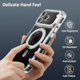 Phone Case Design For Iphone 17 Pro With Stand, Compatible With Magsafe, Anti-Yellowing Magnetic Case For 17 Pro, Military-Grade Drop Protection, Anti-Fingerprint Protector, Clear