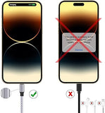 3 Pack Apple MFi Certified Lightning Charging Cable 6FT Nylon Braided Fast Charger for iPhone 14 13 12 11 iPad