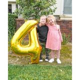 Gold Number 14 Balloon 40 Inch, 14 Number Balloons, 14Th Gold Birthday Decorations, 14 Year Old Girls Boys Golden Party Supplies