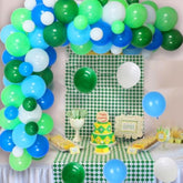 Golf Birthday Party Supplies For 1 2 3 4 5 Year Old - Blue Green Ballo
