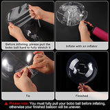 40 Pcs Bobo Balloons Clear Balloons For Stuffing Bubble Transparente Burbuja For Valentines Christmas Wedding Birthday Party Decoration(20 Inches)