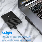 90 Degree Usb 3.0 Adapter 4 Pack, Up And Down Angle, Left And Right Angle Usb
