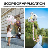 30Pcs Cow Print Balloons Western Cowboy Theme for Kids' Birthday Party Decor