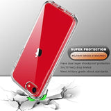 iPhone SE/8/7 Clear Case with Screen Protector Military-Grade Shockproof