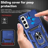 Galaxy S22 Case with Screen Protector - Military Grade 20ft Drop Tested Shockproof Protective Phone Case for Samsung Galaxy S22 Blue