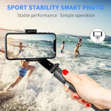 Gimbal Stabilizer For Smartphone ?With Retractable Selfie Stick And Tripod?1-Axis Multifunction Remote 360°Automatic Rotation? Auto Balance For Iphone/Android
