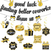 Good Luck Finding Better Coworkers Than Us Banner - Coworker Leaving Decorations Farewell Banner Farewell Decorations Goodbye Decorations For Coworkers