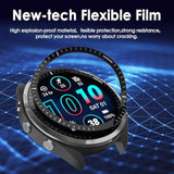 5-Pack Screen Protector Compatible With Garmin Forerunner 965 Smartwatch, Clear Tpu Protective Film, Anti-Scratch, Sensitive Touch, Anti-Bubble