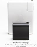 30W USB C Fast Charger Block Compact Foldable Wall Charger for iPhone iPad Samsung Galaxy Google Pixel