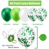 80 Pcs St. Patrick'S Day Party Decoration Balloons Confetti Balloons S