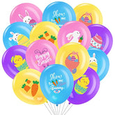 45 Piece Easter Party Latex Balloons Decorations, Easter Eggs Bunny Chick Balloon Hello Spring Happy Easter Decor For Spring Easter Birthday Theme Party Supplies Indoor Outdoor