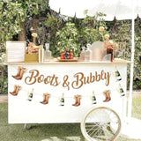 Boots And Bubbly Bridal Shower Decorations, Boots And Bubbly Banner, Boots Champagne Banner, Cowgirl Western Country Wedding Engagement Bachelorette Party Supplies