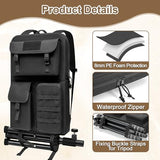 Carrying Case Compatible With Starlink Gen 3, Soft Travel Backpack Bag With Multi-Pocket For Starlink Satellite Dishes And All Accessories, Ideal For Outdoor, Rv Trip, Camping, Black
