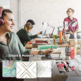 Mouse Pad Round Gaming Mouse Mat Barbell Plate Squat Bench Deadlift Weight, Non-Slip Rubber Base Mousepad Cute Mousemat For Laptop Computer Pc Office Home