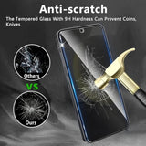 2 Pack Privacy Screen Protector Designed For Samsung Galaxy S24 / S25,Full Coverage Anti-Spy Tempered Glass Film,9H Hardness,Anti-Fingerprint,Bubble Free,Easy To Install