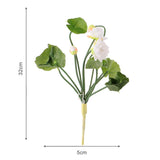 2 Pcs Artificial Lotus Flower Stems Fake Lotus Bouquet Faux Flower Picks Floral Greenery Stems Arrangement For Spring Easter Wedding Party Decor