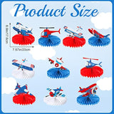 10Pcs Airplane Honeycomb Centerpieces 3D Table Decor for Party & Baby Shower