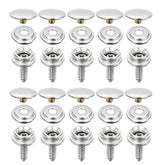 10 Sets Canvas Snap Kit Fastener Screw Snaps Consists Of Buttons Socke