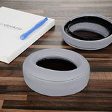 Geekria QuickFit Replacement Ear Pads for Sony PlayStation New Version 2018, PS4 Gold Wireless 500 Million Limited Edition Headphones (Grey)