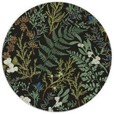 Dark Green Plant Mouse Pad, Vintage Green Fern Leaves Botanical Cottagecore Mouse Pads For Wireless Mouse Computers Laptop Desk Accessories, Plant Desk Accessories,7.9X7.9Inch