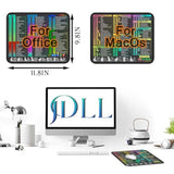 Excel Shortcuts Mouse Pad – Cheat Sheet For Word, Powerpoint & Windows – Gift For Office, School, Or Home (Common Office Software)