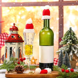 12 Pieces Mini Christmas Knit Hats Round Tiny Santa Hats With Pom Pom Knitting Doll Caps For Crafts Small Santa Caps Crafts Christmas Tree Ornaments For Diy Hair Accessories (Red)