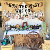 How The West Was One Banner Western Cowboy Photo Banner How The West Was One Birthday Decorations Western Cowboy First Birthday Decorations For Cowboy First Rodeo Bday Supplies