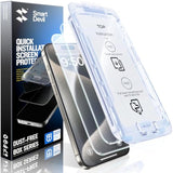 2 Pack Screen Protector For Iphone 15 Pro Max (6.9 Inch) Tempered Glass, Hd Clear Film, Easy Installation, Dust-Free & Bubble-Free