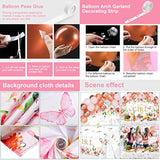 Pink Floral Baby Shower Decorations Include Pink Confetti Balloons Kit