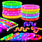 12pcs Glow Sticks Party Favors Glow in Dark Necklaces Bracelets for Kids