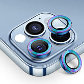 For Iphone 13 Pro - Iphone 13 Pro Max Camera Lens Protector, 9H Tempered Glass Camera Cover Screen Protector Metal Individual Ring For Iphone 13Pro 6.1 Inch Iphone 13 Promax 6.7 Inch 2021