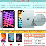 For Ipad Mini 6Th Generation Case 8.3 Inch 2021,Multi-Angle Stand Folio Cover