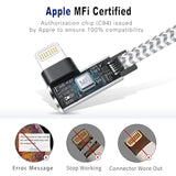2Pack Mfi Certified 3Ft Usb-C To Lightning Cable - Power Delivery, 90 Degree, Nylon Braided, Fast Charging For Iphone 14-8, Ipad