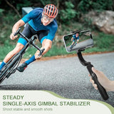 Selfie Stick Gimbal Stabilizer, 360° Rotation Tripod With Wireless Remote, Portable Phone Holder, Auto Balance 1-Axis Gimbal For Smartphones Tiktok Vlog Youtuber Live Video Record
