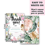 Birthday Thank You Cards, Fill In The Blank Thank You Card For Jungle Woodland Animal Theme Birthday Party Supplies, Decorations, 20 Cards With 20 Envelopes – (Srgxk007)