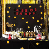 Casino Themed Glitter Banner – Las Vegas Birthday And Bachelorette Party Decorations – Monte Carlo Poker Night Garland, Favors And Supplies